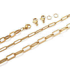 DIY Stainless Steel  Chain Necklaces & Bracelets MakingKits&nbsp;DIY-YS0001-23G