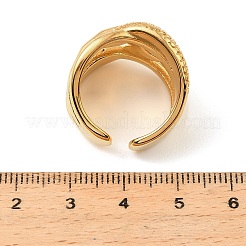 304 Stainless Steel Cuff Open Rings for Women&nbsp;RJEW-Z143-04G