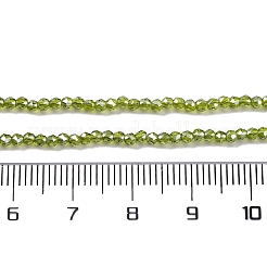 Transparent Electroplate Glass Beads Strands&nbsp;EGLA-H107-01A-AB10