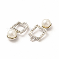 ABS Plastic Imitation Pearl Pendants&nbsp;PALLOY-I217-23P