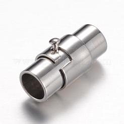 Brass Locking Tube Magnetic Clasps&nbsp;MC077