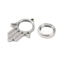 304 Stainless Stee Locket Pendants&nbsp;STAS-S132-11P-01