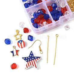 Independence Day DIY Earring  Making Kits&nbsp;DIY-FS0009-54