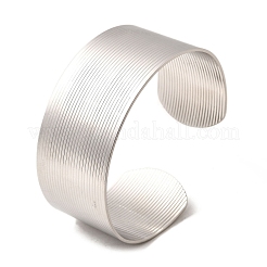 304 Stainless Steel Cuff Bangles&nbsp;BJEW-L705-01P