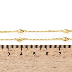 Brass Satellite Chains Necklace for Women&nbsp;NJEW-P265-17G