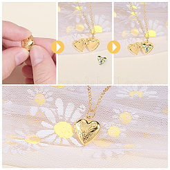 20Pcs Brass Locket Pendants&nbsp;KK-SC0007-49