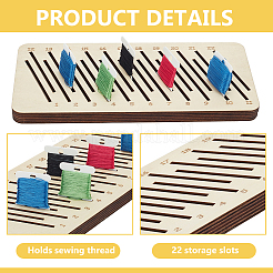 Wood Sewing Thread Winding Boards&nbsp;AJEW-WH0473-50
