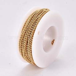 PVD Vacuum Plating 304 Stainless Steel Ball Chains&nbsp;CHS-F009-01A-G