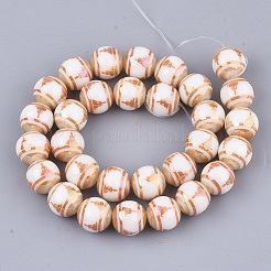Electroplate Glass Beads Strands&nbsp;EGLA-S177-07B-04
