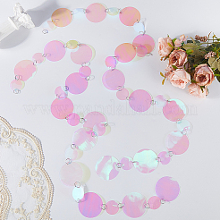 20Pcs PVC Sequin Round Beaded Curtain&nbsp;AJEW-CN0006-55A