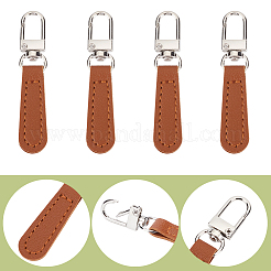 8Pcs PU Leather Zipper Pulls for Handbags Luggage and Jacket&nbsp;FIND-CL0002-09A