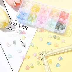 400Pcs 10 Colors Transparent Acrylic Beads&nbsp;OACR-FS0004-08