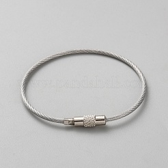 Rubber Cover Stainless Steel Wire Cable Keychains&nbsp;FIND-WH20004-45B-03