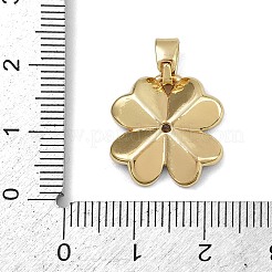 Brass Micro Pave Cubic Zirconia Pendants&nbsp;KK-Z123-20G