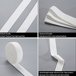 5 Yards Flat Polyester Anti-slip Elastic Band&nbsp;OCOR-GF0004-18C-02