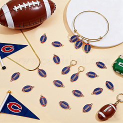 50Pcs Alloy Enamel Pendants&nbsp;ENAM-GA0001-24