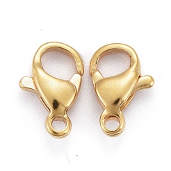 304 Stainless Steel Lobster Claw Clasps&nbsp;STAS-H352-01C-G
