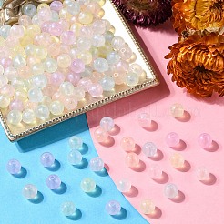 Rainbow Iridescent Plating Acrylic Beads&nbsp;MACR-YW0002-19B