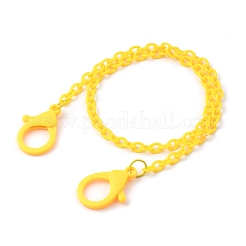 Personalized ABS Plastic Cable Chain Necklaces&nbsp;NJEW-JN02996-M