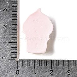 Pink Cute Opaque Resin Cabochons&nbsp;RESI-L046-A01