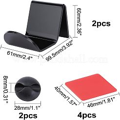 Arrylic Earphone Display Stands Set&nbsp;ODIS-WH0021-08