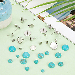 DIY Stone Earring Making Kits&nbsp;DIY-PH0006-10