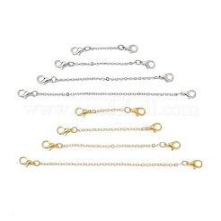 8Pcs 8 Styles Brass Cable Chains Chains&nbsp;AJEW-BA00146