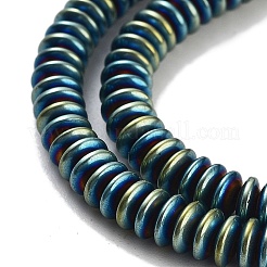 Electroplated Synthetic Non-magnetic Hematite Beads Strands&nbsp;G-P545-A01-01C