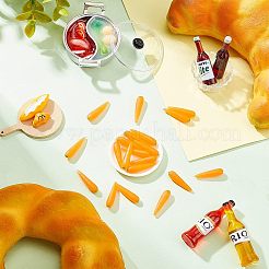 30Pcs PVC Carrot&nbsp;AJEW-OC0003-14