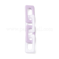 5Pcs 5 Colors Acrylic Rectangle Link Chain Links&nbsp;AJEW-JB01367