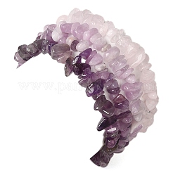 4Pcs Gemstone Beaded Stretch Bracelets Set&nbsp;BJEW-JB11182