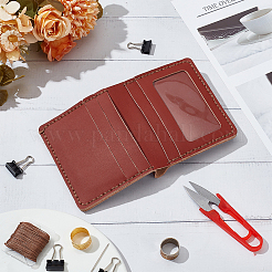 DIY Leather Men's Wallet Making Kits&nbsp;DIY-WH0349-228B