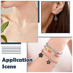 48Pcs 12 Styles Alloy Enamel Pendants&nbsp;ENAM-FS0004-10
