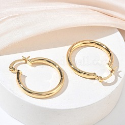 Brass Hoop Earrings for Women&nbsp;KK-CBA4112-03G