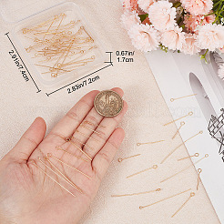 150Pcs 5 Styles Brass Eye Pins&nbsp;KK-BBC0009-50