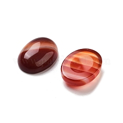 Dyed & Heated Natural Banded Agate Cabochons&nbsp;G-G145-01B-15
