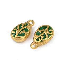 304 Stainless Steel Enamel Charms&nbsp;STAS-Z140-09G