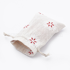 Polycotton(Polyester Cotton) Packing Pouches Drawstring Bags&nbsp;ABAG-T006-A18