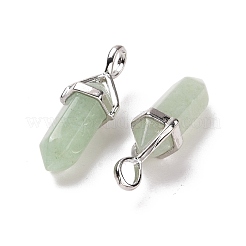 Natural Green Aventurine Pointed Pendants&nbsp;G-K329-37P