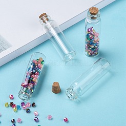 Glass Jar Glass Bottle for Bead Containers&nbsp;CON-E008-60x16mm