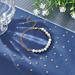 60Pcs Brass Spacer Beads&nbsp;KK-UN0004-80G