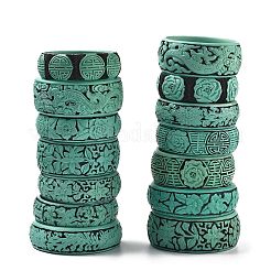 Chinese Style Cinnabar Bangles&nbsp;BJEW-U036-03
