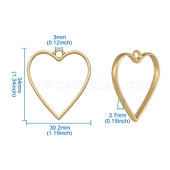 Rack Plating Alloy Open Back Bezel Pendants&nbsp;PALLOY-TA0001-28