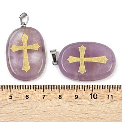 Natural Amethyst Pendants&nbsp;G-S392-01E