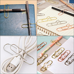 12Pcs 4 Styles Carbon Steel/Iron Pen Clips for Notebook Scrapbook&nbsp;FIND-SP0002-97