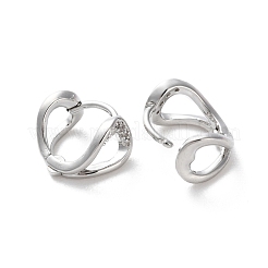 Rack Plating Brass Hoop Earrings&nbsp;EJEW-S241-24P