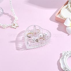 Heart-Shaped Glass Ring Holder&nbsp;AJEW-WH0643-265A