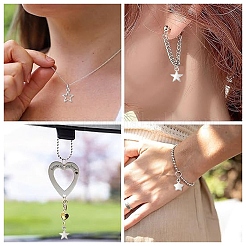 100Pcs 8 Styles Tibetan Style Alloy Pendants&nbsp;TIBE-YW0001-74