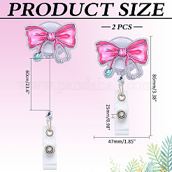 Acrylic & Iron Badge Reel&nbsp;AJEW-WH0348-889