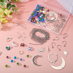 DIY Star Moon Suncatcher Making Kits&nbsp;DIY-TA0013-80